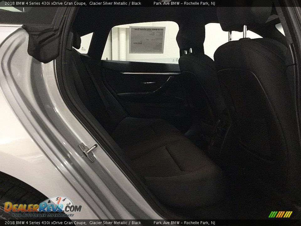2018 BMW 4 Series 430i xDrive Gran Coupe Glacier Silver Metallic / Black Photo #20