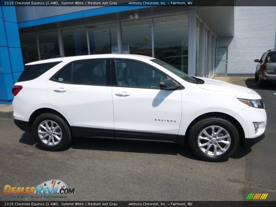 2018 Chevrolet Equinox LS AWD Summit White / Medium Ash Gray Photo #3