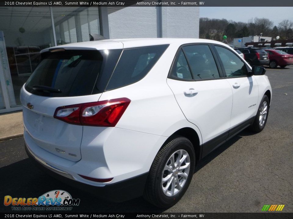 2018 Chevrolet Equinox LS AWD Summit White / Medium Ash Gray Photo #4