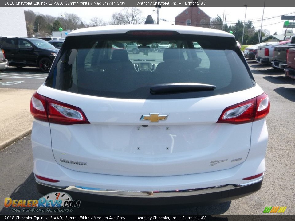 2018 Chevrolet Equinox LS AWD Summit White / Medium Ash Gray Photo #5