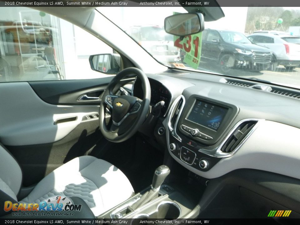 2018 Chevrolet Equinox LS AWD Summit White / Medium Ash Gray Photo #11