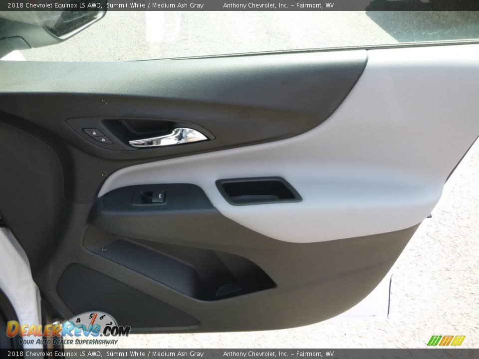 2018 Chevrolet Equinox LS AWD Summit White / Medium Ash Gray Photo #12