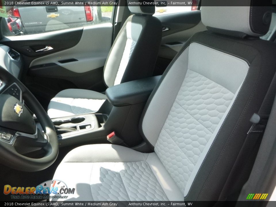 2018 Chevrolet Equinox LS AWD Summit White / Medium Ash Gray Photo #15