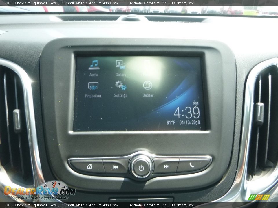 2018 Chevrolet Equinox LS AWD Summit White / Medium Ash Gray Photo #17
