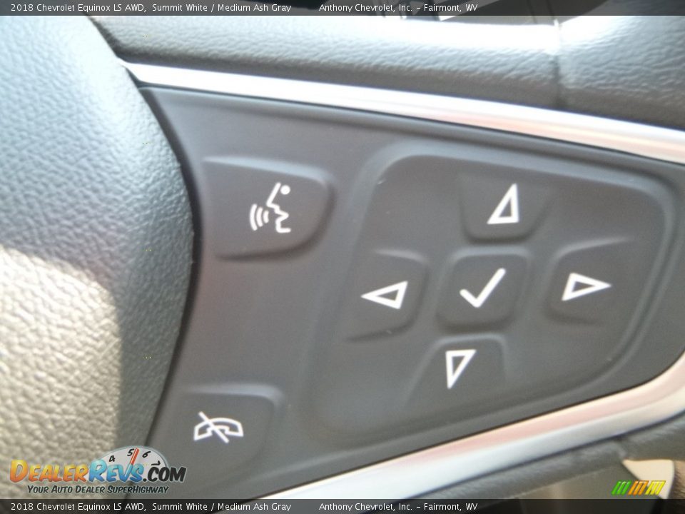 2018 Chevrolet Equinox LS AWD Summit White / Medium Ash Gray Photo #19