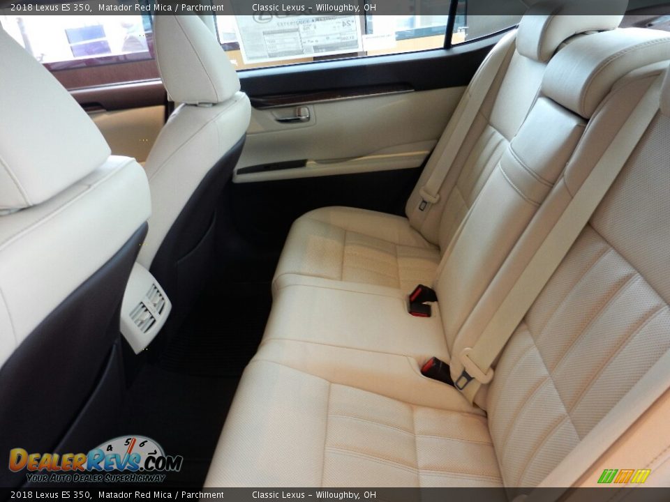 2018 Lexus ES 350 Matador Red Mica / Parchment Photo #4