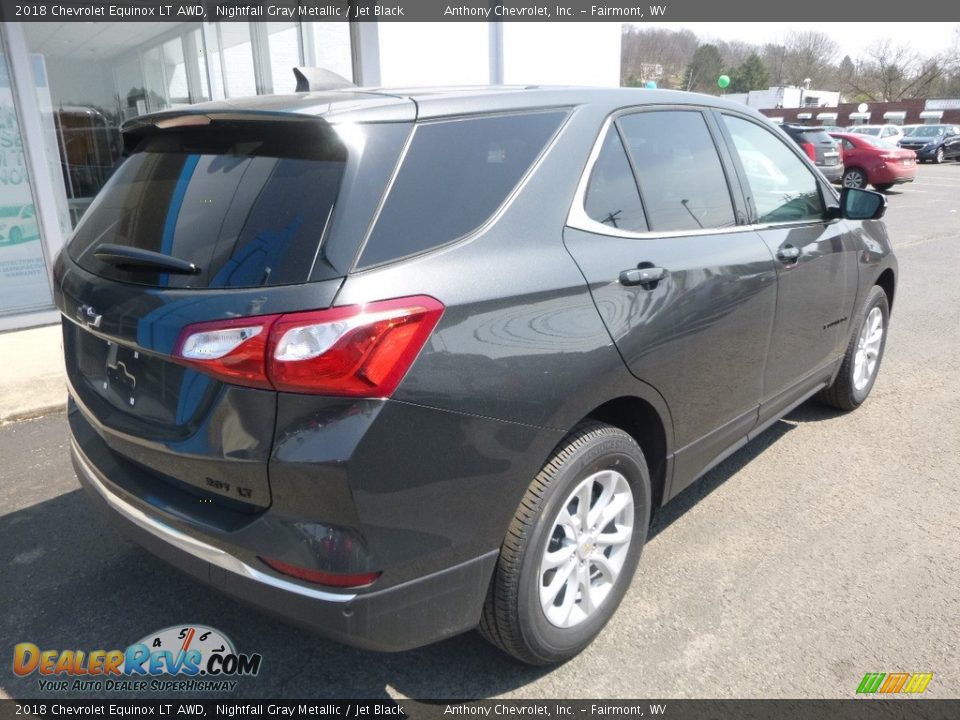 2018 Chevrolet Equinox LT AWD Nightfall Gray Metallic / Jet Black Photo #4