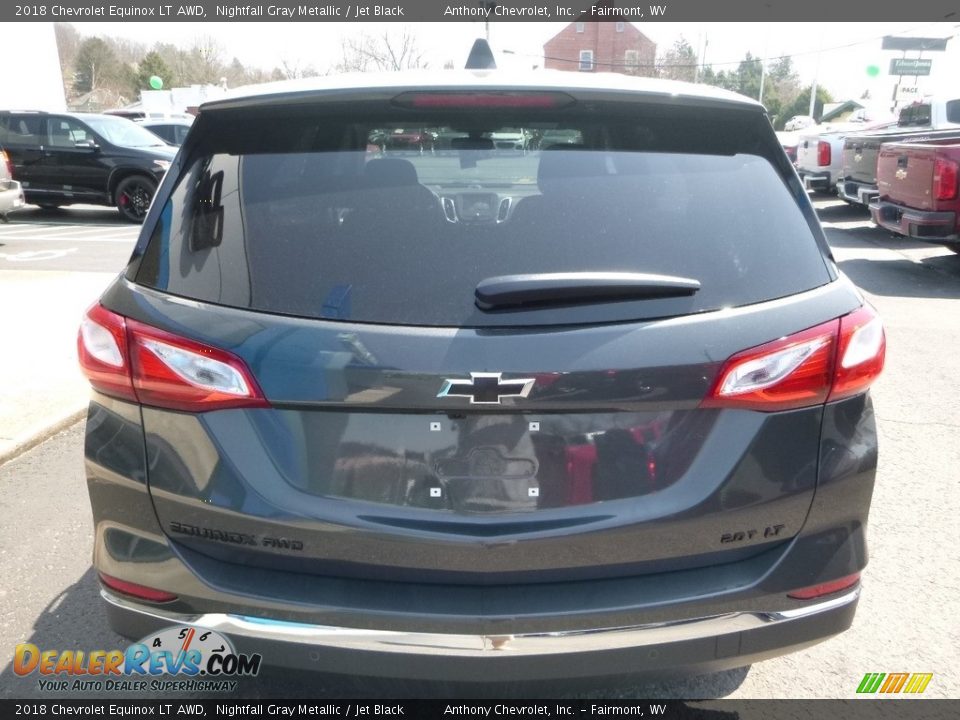 2018 Chevrolet Equinox LT AWD Nightfall Gray Metallic / Jet Black Photo #5