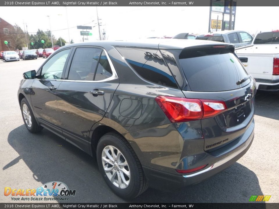 2018 Chevrolet Equinox LT AWD Nightfall Gray Metallic / Jet Black Photo #6