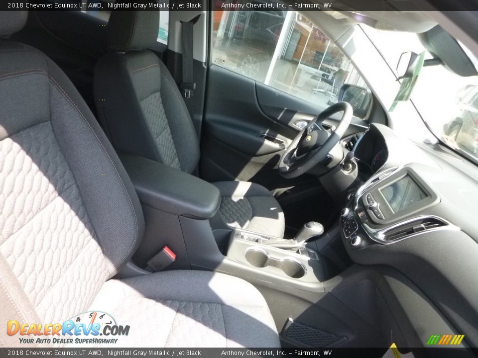 2018 Chevrolet Equinox LT AWD Nightfall Gray Metallic / Jet Black Photo #10