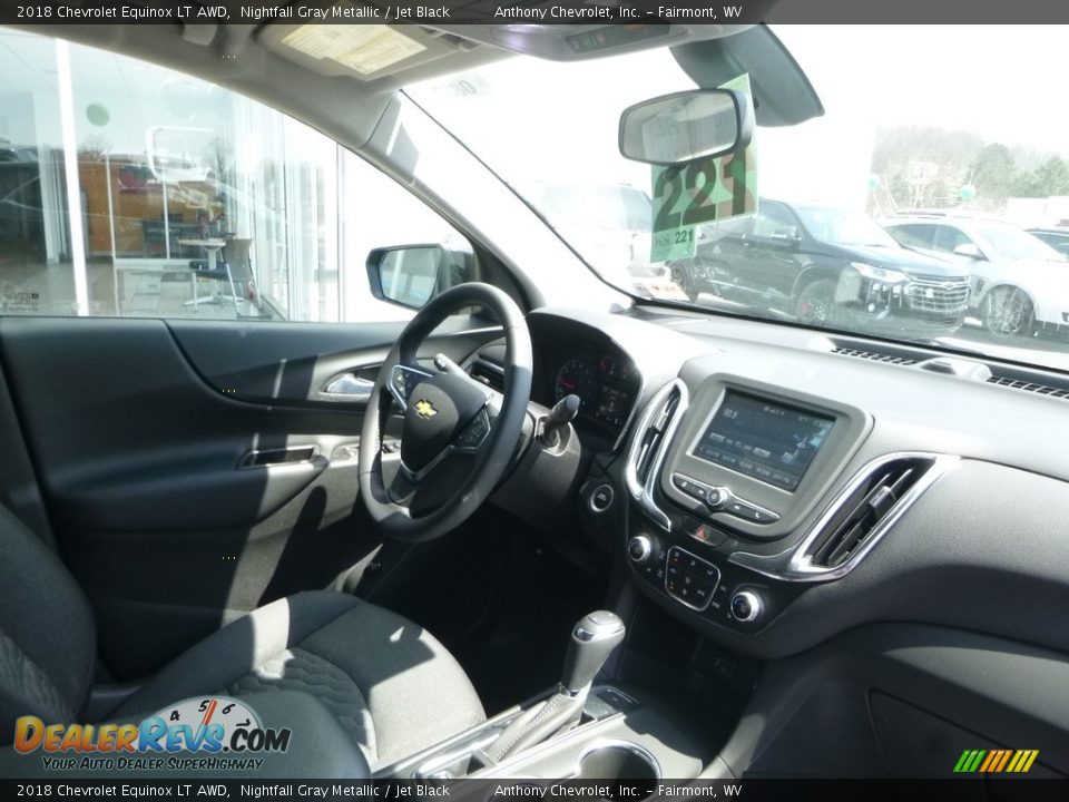 2018 Chevrolet Equinox LT AWD Nightfall Gray Metallic / Jet Black Photo #11