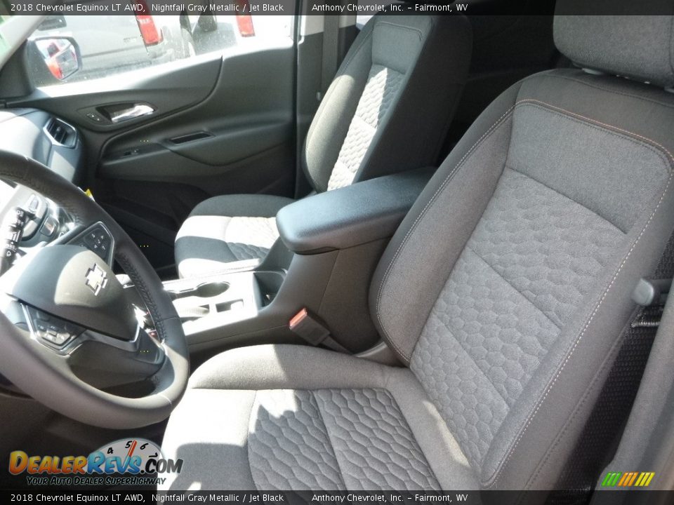 2018 Chevrolet Equinox LT AWD Nightfall Gray Metallic / Jet Black Photo #14
