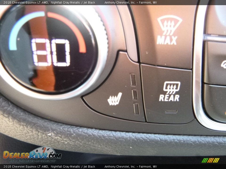 2018 Chevrolet Equinox LT AWD Nightfall Gray Metallic / Jet Black Photo #18