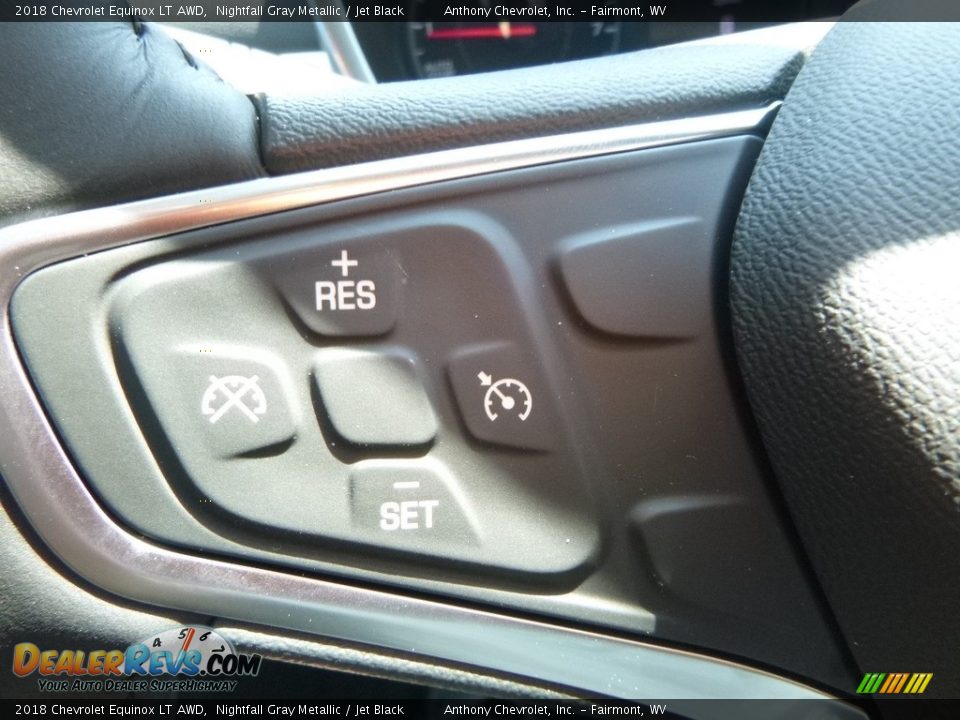 2018 Chevrolet Equinox LT AWD Nightfall Gray Metallic / Jet Black Photo #20