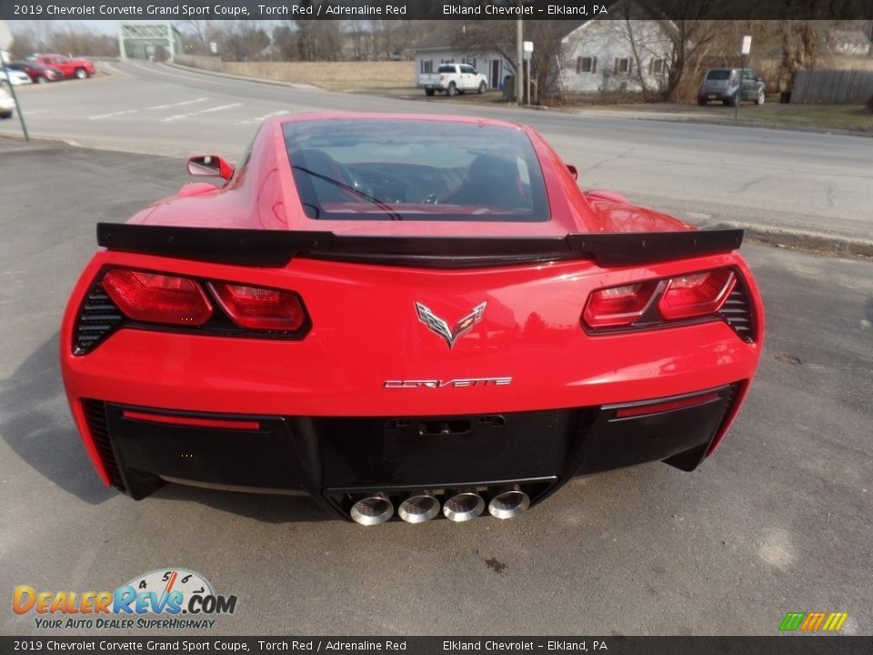 2019 Chevrolet Corvette Grand Sport Coupe Torch Red / Adrenaline Red Photo #13