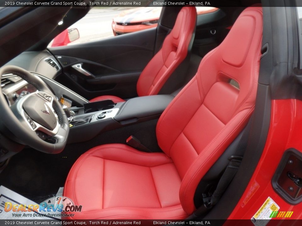 Front Seat of 2019 Chevrolet Corvette Grand Sport Coupe Photo #18