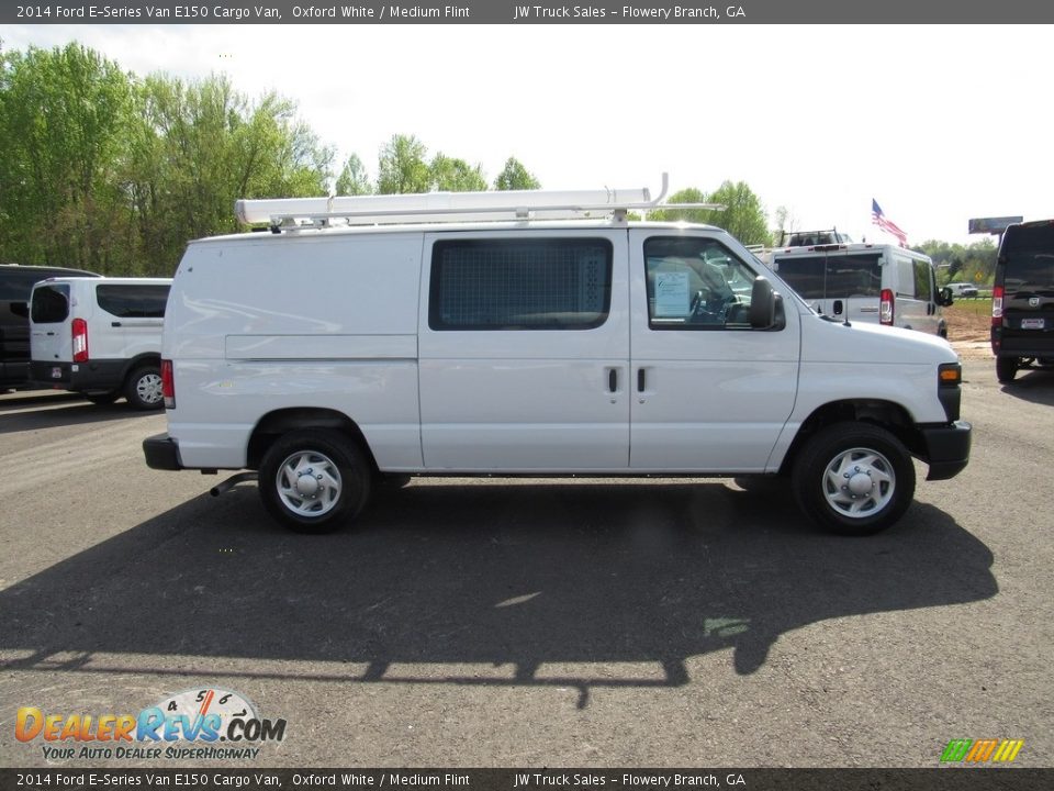 2014 Ford E-Series Van E150 Cargo Van Oxford White / Medium Flint Photo #6