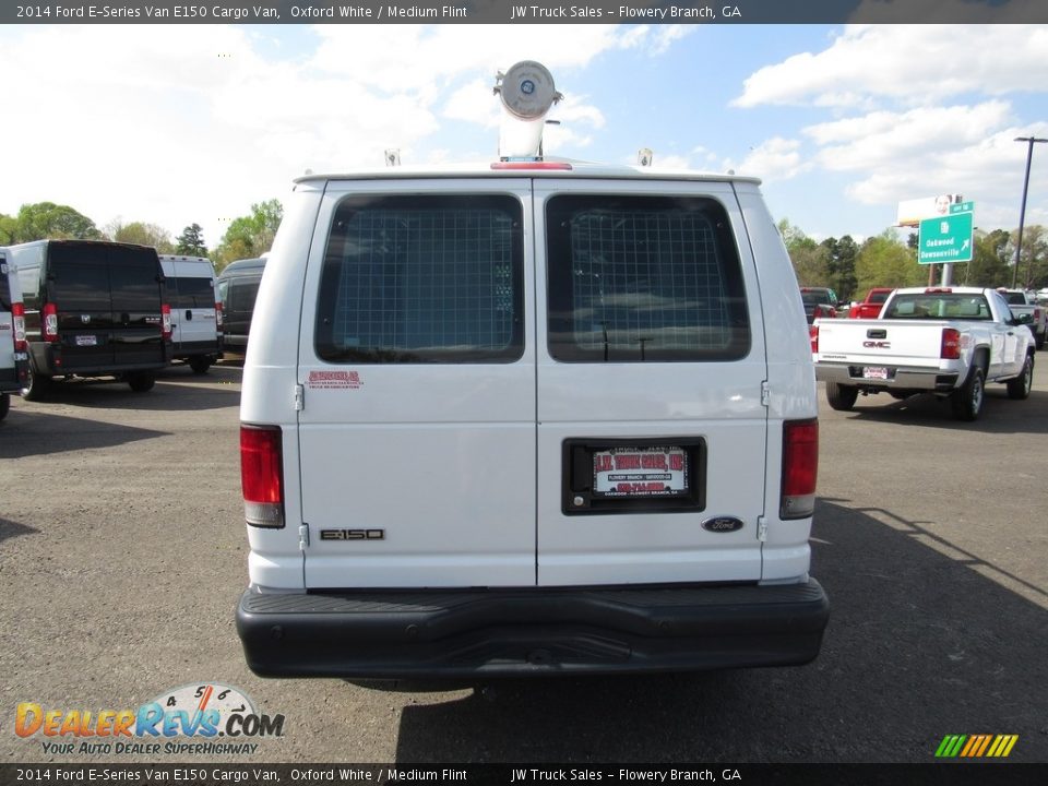 2014 Ford E-Series Van E150 Cargo Van Oxford White / Medium Flint Photo #9