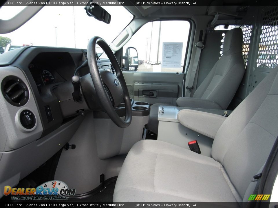 2014 Ford E-Series Van E150 Cargo Van Oxford White / Medium Flint Photo #29