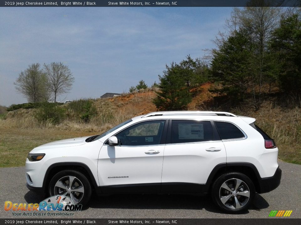2019 Jeep Cherokee Limited Bright White / Black Photo #1