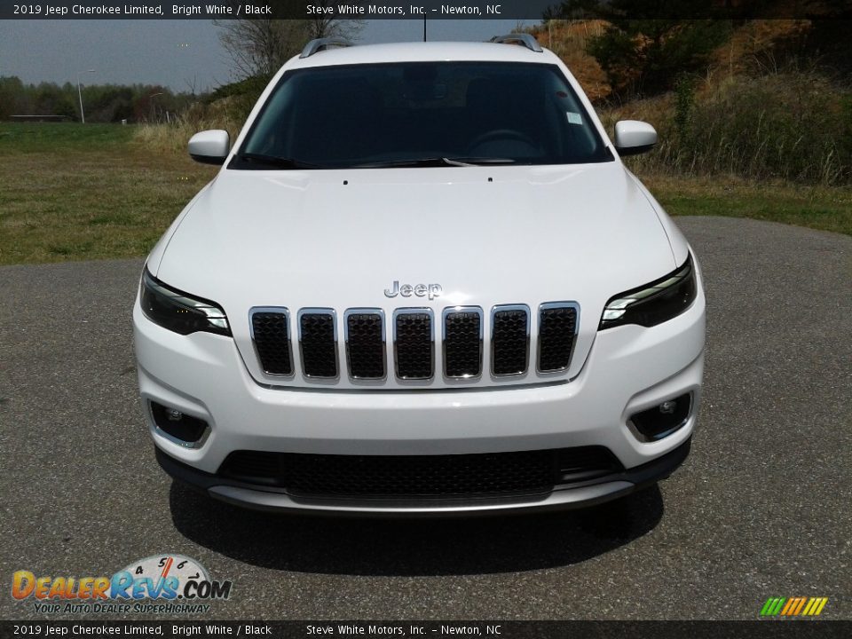 2019 Jeep Cherokee Limited Bright White / Black Photo #3