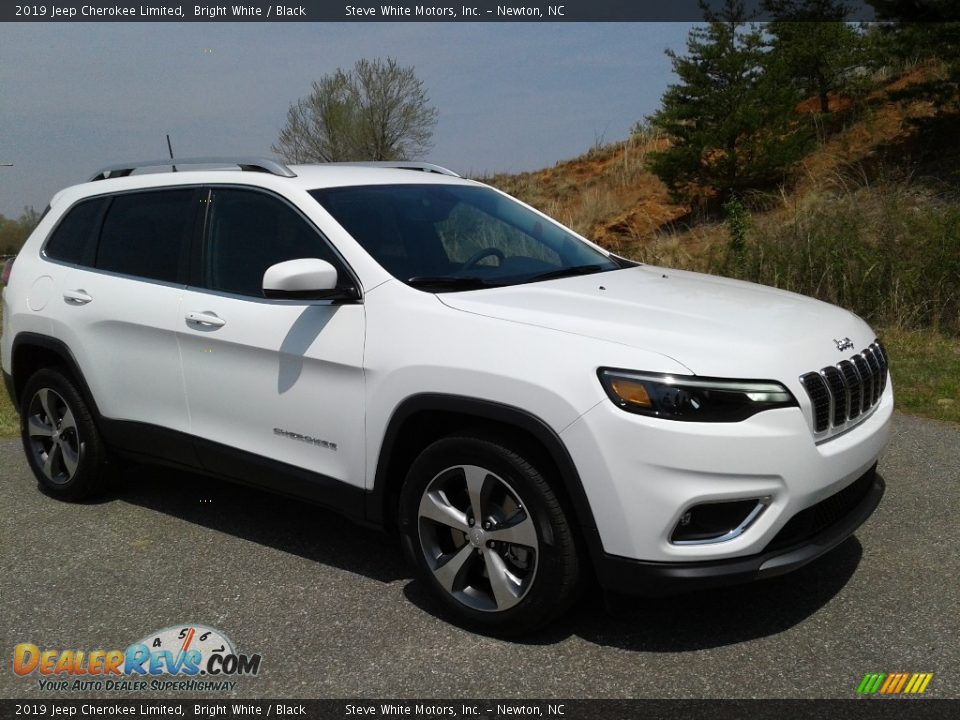 2019 Jeep Cherokee Limited Bright White / Black Photo #4