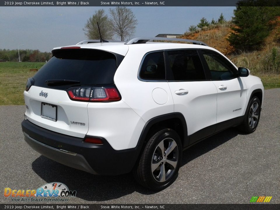 2019 Jeep Cherokee Limited Bright White / Black Photo #6