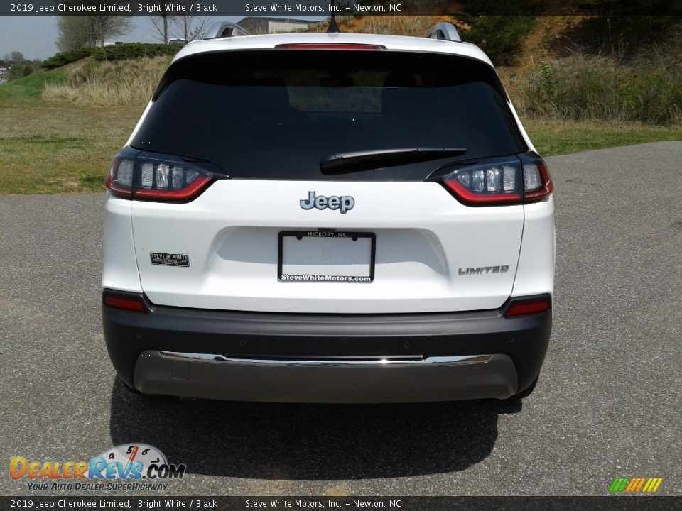 2019 Jeep Cherokee Limited Bright White / Black Photo #7