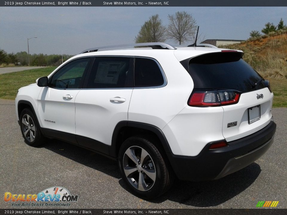 2019 Jeep Cherokee Limited Bright White / Black Photo #8