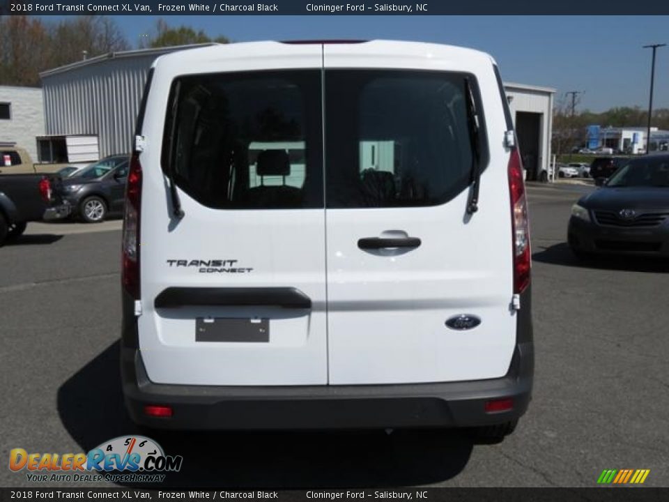 2018 Ford Transit Connect XL Van Frozen White / Charcoal Black Photo #4