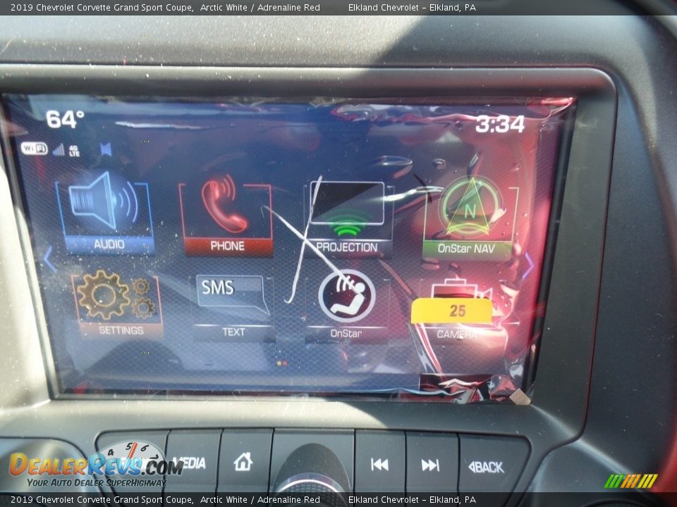 2019 Chevrolet Corvette Grand Sport Coupe Arctic White / Adrenaline Red Photo #31