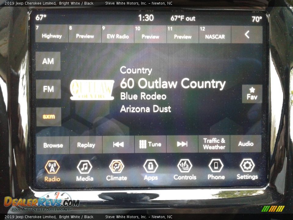 2019 Jeep Cherokee Limited Bright White / Black Photo #21