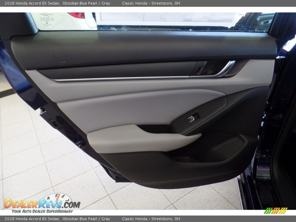 2018 Honda Accord EX Sedan Obsidian Blue Pearl / Gray Photo #11
