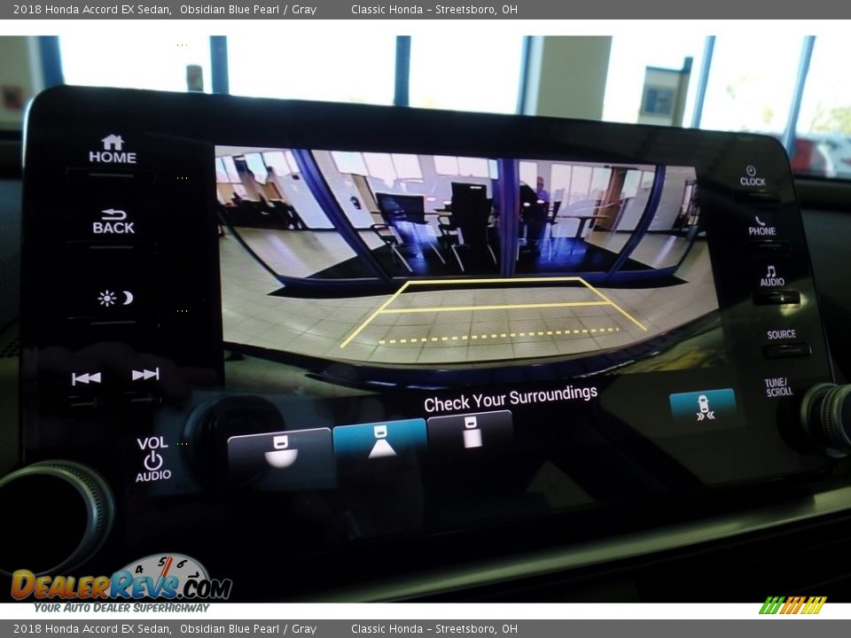 2018 Honda Accord EX Sedan Obsidian Blue Pearl / Gray Photo #17