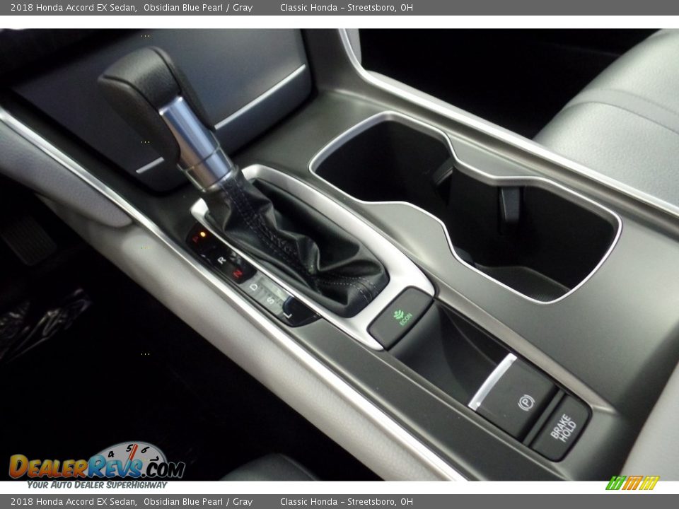 2018 Honda Accord EX Sedan Obsidian Blue Pearl / Gray Photo #19