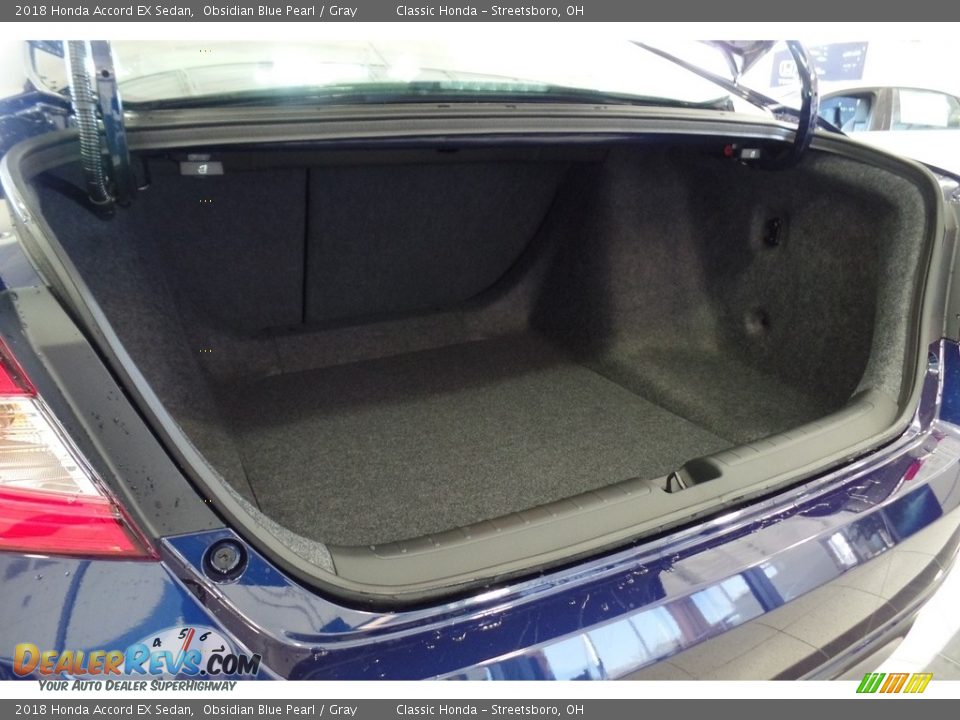 2018 Honda Accord EX Sedan Obsidian Blue Pearl / Gray Photo #21
