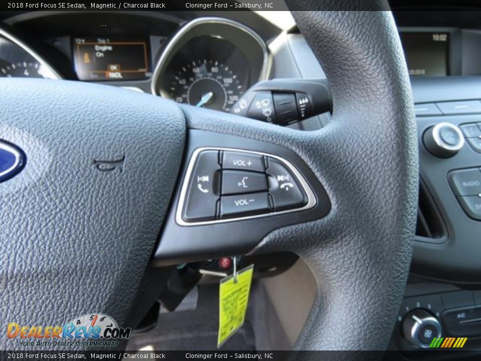 2018 Ford Focus SE Sedan Magnetic / Charcoal Black Photo #15
