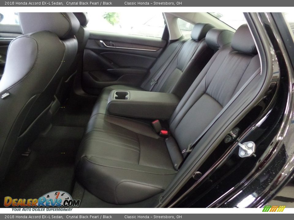 2018 Honda Accord EX-L Sedan Crystal Black Pearl / Black Photo #13