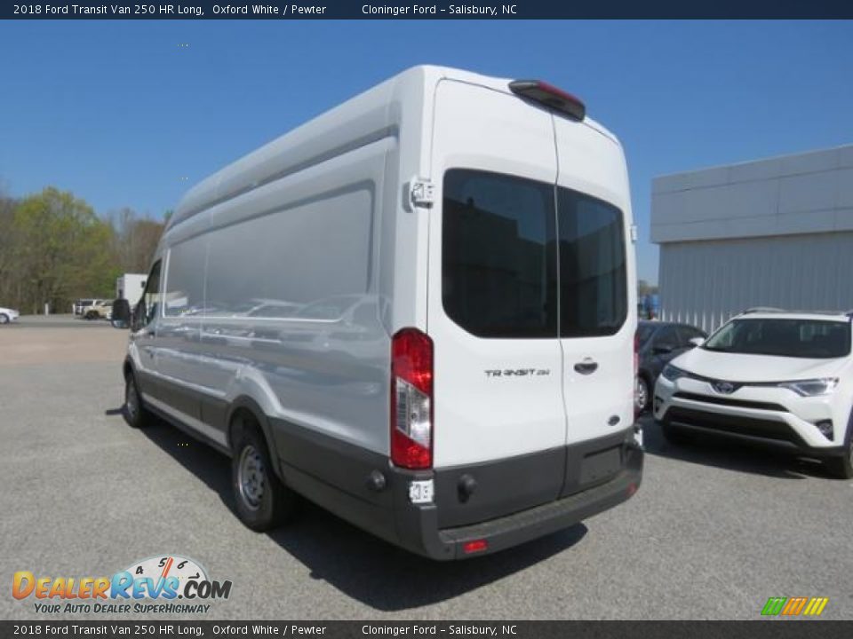 2018 Ford Transit Van 250 HR Long Oxford White / Pewter Photo #5