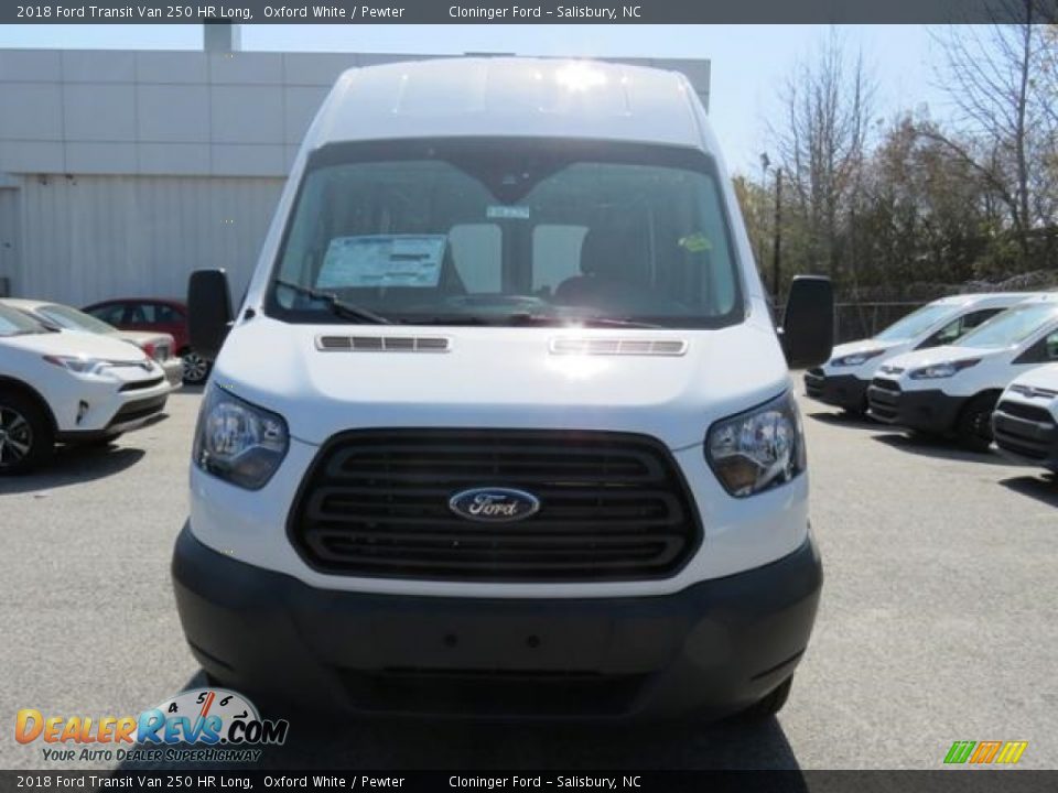 2018 Ford Transit Van 250 HR Long Oxford White / Pewter Photo #8