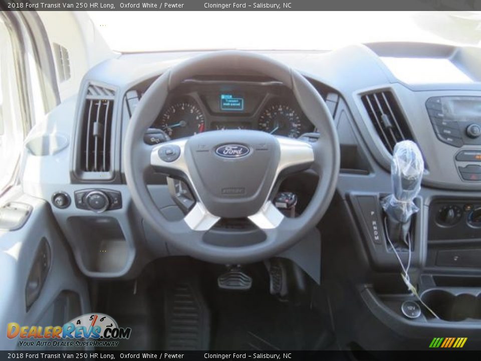 2018 Ford Transit Van 250 HR Long Oxford White / Pewter Photo #10