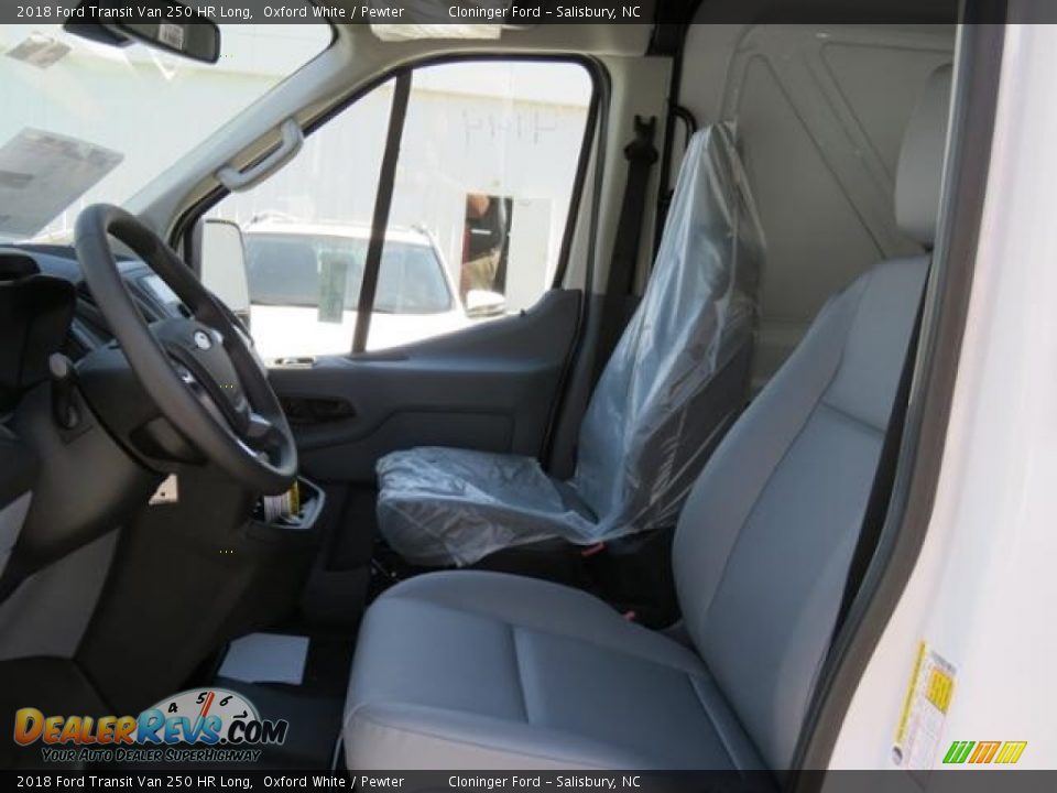 2018 Ford Transit Van 250 HR Long Oxford White / Pewter Photo #11