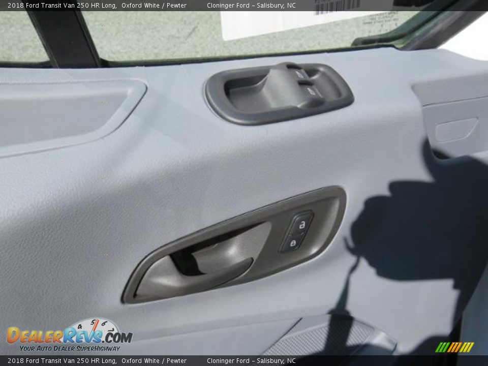 2018 Ford Transit Van 250 HR Long Oxford White / Pewter Photo #13