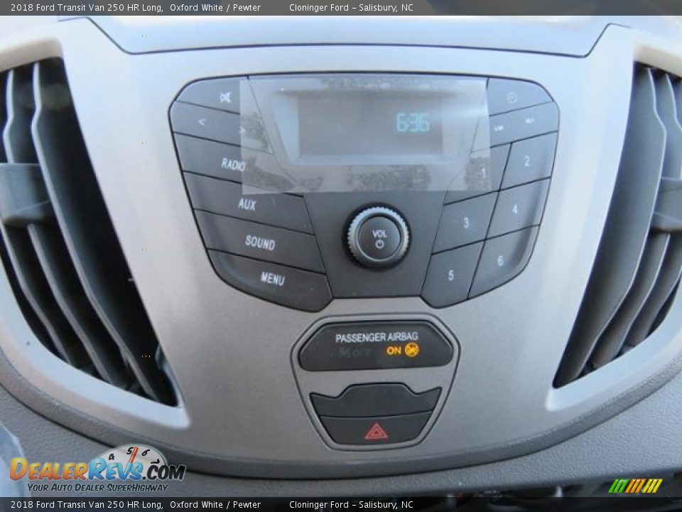 Controls of 2018 Ford Transit Van 250 HR Long Photo #15