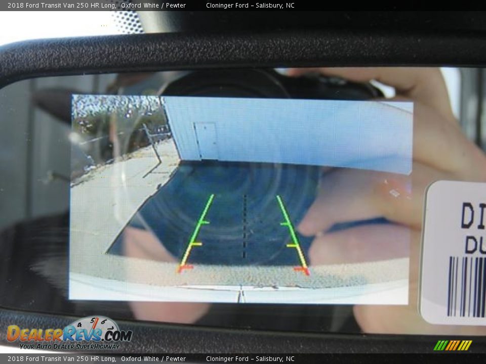 2018 Ford Transit Van 250 HR Long Oxford White / Pewter Photo #17