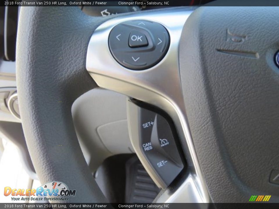 Controls of 2018 Ford Transit Van 250 HR Long Photo #18