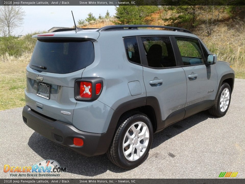 2018 Jeep Renegade Latitude Anvil / Black Photo #6