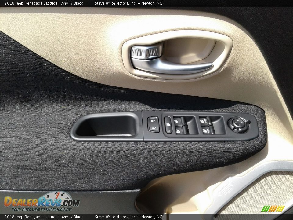 2018 Jeep Renegade Latitude Anvil / Black Photo #9