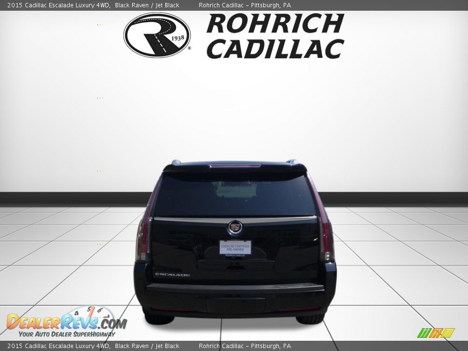 2015 Cadillac Escalade Luxury 4WD Black Raven / Jet Black Photo #4