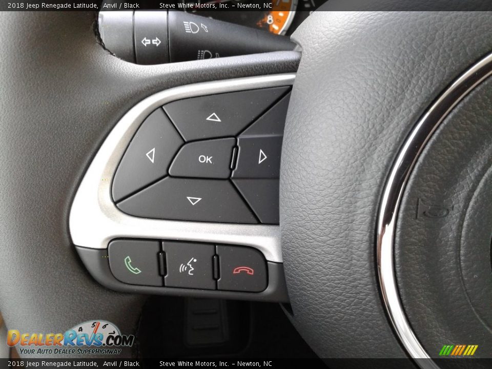 2018 Jeep Renegade Latitude Anvil / Black Photo #17